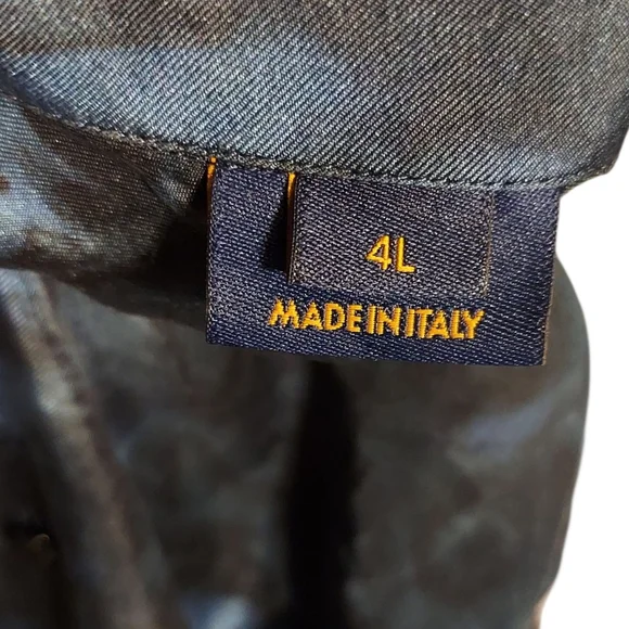 FW21 Louis Vuitton | SILK | Damier Salt | Acid / Bleach Wash | Button Up - Picture 7 of 16